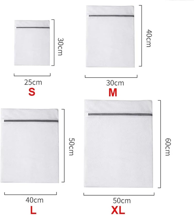 مجموعة أكياس الغسيل الشبكية، كيس غسيل شبكي خشن للغسالة، اللون 1 م - Image 4